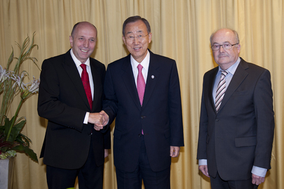 Secretary-General Meets Swiss Parliament Heads