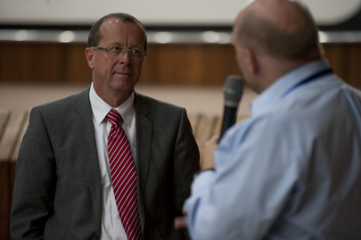 New UNAMI Head Holds Town Hall Meeting with Staff in Baghdad