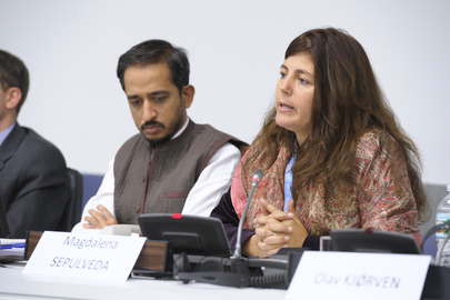 A Relatora Especial das Nações Unidas sobre Pobreza Extrema e Direitos Humanos, Magdalena Sepúlveda