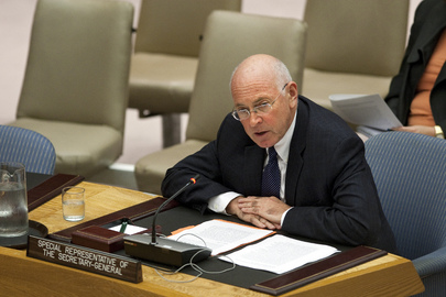 Chefe da Missão de Apoio das Nações Unidas na Líbia(UNSMIL), Ian Martin