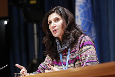 Faiza Patel, uma das integrantes do grupo de trabalho sobre o uso de mercenários. Foto: ONU/Rick Bajornas. Faiza Patel, uma das integrantes do grupo de trabalho sobre o uso de mercenários. Foto: ONU/Rick Bajornas.