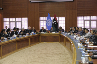 Secretary-General Meets with Libya's National Transitional Council in Tripoli