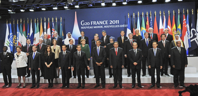 Group Photo of Secretary-General and G20 Leaders in Cannes, France