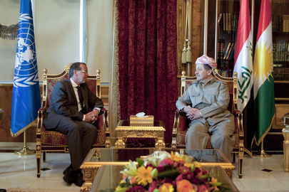 UNAMI Head Meets President of Kurdistan Region