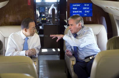 Secretary-General En Route from Bangladesh to Thailand