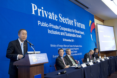 Secretary-General Speaks at Private Sector Forum in Busan