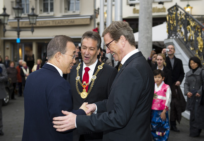 Secretary-General Arrives in Bonn, Germany