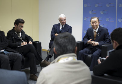 Secretary-General Meets Press ahead of Afghanistan Conference