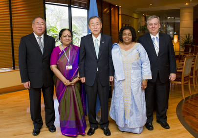 Secretary-General Meets BASIC Representatives in Durban