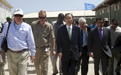Secretary-General, Assembly President Visit UN-A.U. Base in Mogadishu