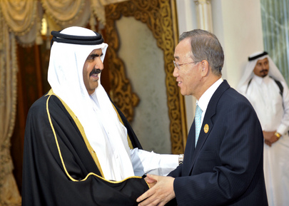 Secretary-General Meets Amir of Qatar in Doha