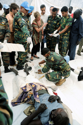 UN Representative in South Sudan Visits Wounded in Jonglei Clashes