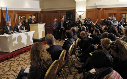 Secretary-General Briefs Media in Beirut
