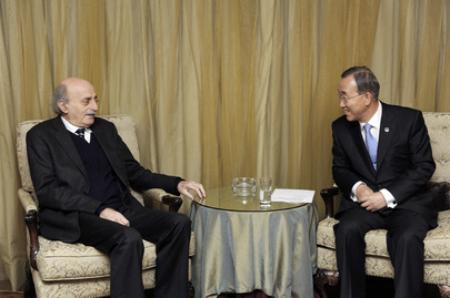 Secretary-General Meets Head of Lebanese Progressive Party