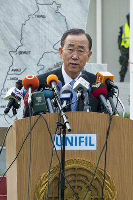 Secretary-General Addresses UNIFIL Staff in Naqoura