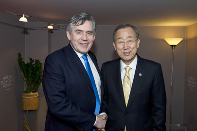 Secretary-General Meets Davos Global Issues Chair