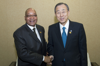 Secretary-General Meets President of South Africa in Addis Ababa