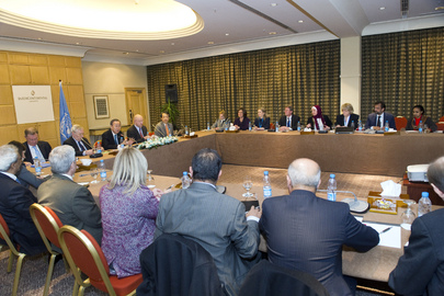 Secretary-General Meets UN Country Team in Jordan