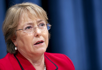 Michelle Bachelet vê barreiras para a igualdade de gêneros no esporte Michelle Bachelet vê barreiras para a igualdade de gêneros no esporte