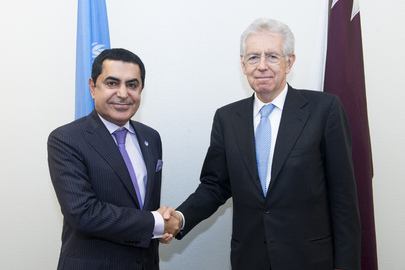 General Assembly President Meets Prime Minister of Italy
