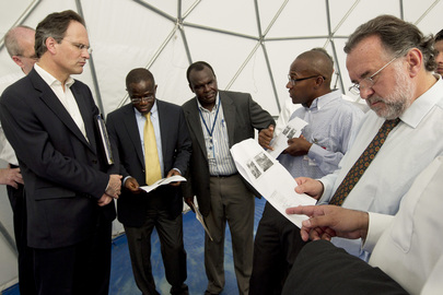 Security Council Delegation Visits Cholera Treatment Centre in Haiti
