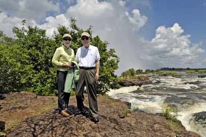 Secretary-General Visits Victoria Falls