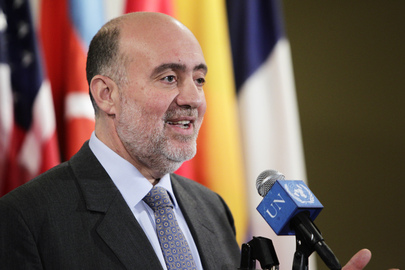 Israeli Representative Speaks to Press following Council Meeting