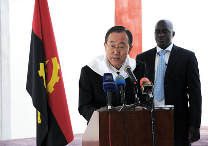 Secretary-General Launches Polio Vaccination Campaign in Angola
