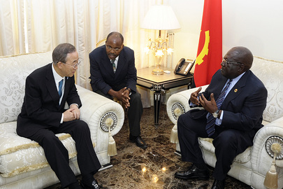 Secretary-General Meets Speaker of Angolan Parliament