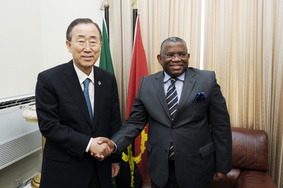 Secretary-General Meets Foreign Minister of Angola 