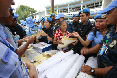 UN and Timor Police Prepare for Presidential Elections