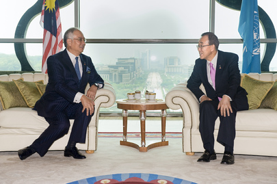 Secretary-General Meets Malaysian Prime Minister