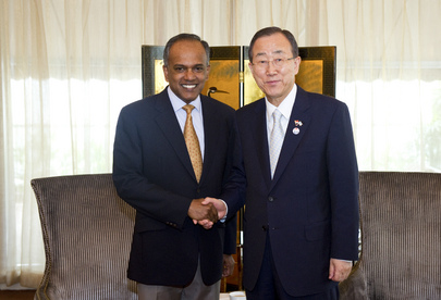 Secretary-General Meets Foreign Minister of Singapore 