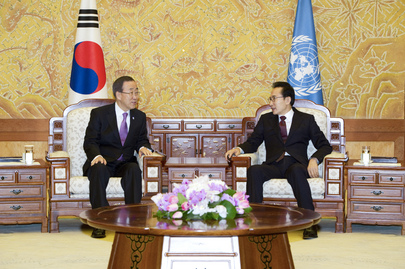 Secretary-General Meets President of Republic of Korea
