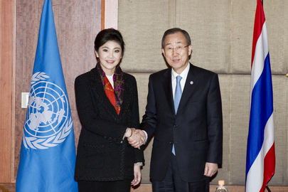 Secretary-General Meets Prime Minister of Thailand in Seoul