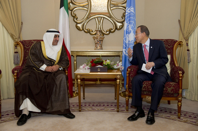 Secretary-General Meets Director of Kuwait Fund for Arab Development