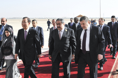 Secretary-General Arrives in Baghdad, Iraq