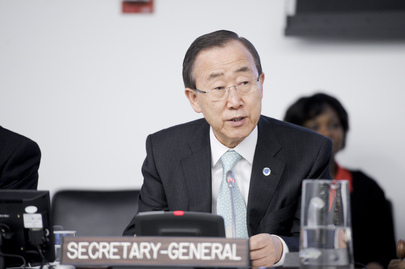 Secretário-Geral da ONU, Ban Ki-moon, em discurso na abertura da Comissão sobre População e Desenvolvimento em Nova York.