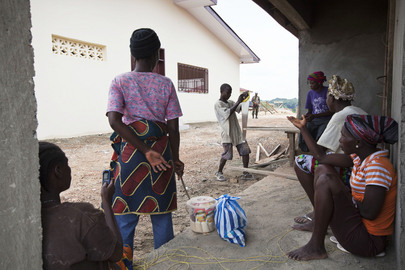 Justice and Peace Hub under Construction in Gbarnga, Liberia