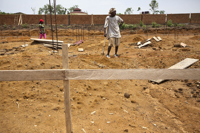 Justice and Peace Hub under Construction in Gbarnga, Liberia