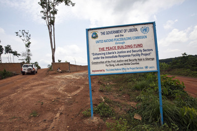 Justice and Peace Hub under Construction in Gbarnga, Liberia