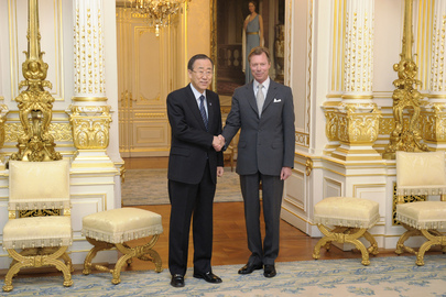 Secretary-General Meets Grand Duke of Luxembourg