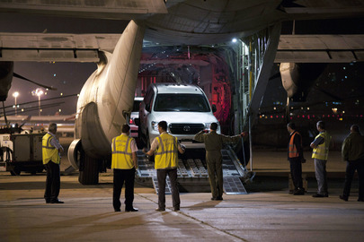 Armoured Vehicles for Syrian Observer Group Arrive in Beirut