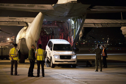Armoured Vehicles for Syrian Observer Group Arrive in Beirut