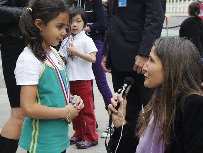 Kids Celebrate 100-Day Countdown to London Olympic Games