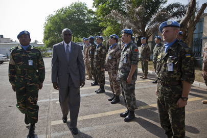 Medal Ceremony for UN Troops in Liberia