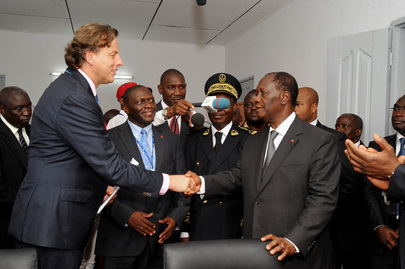 UNOCI Head and Ivorian President Inaugurate Facilities in Duékoué