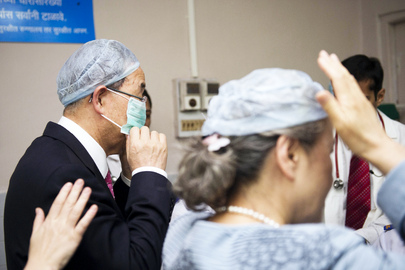 Secretary-General Visits Child and Maternal Health Hospital in India