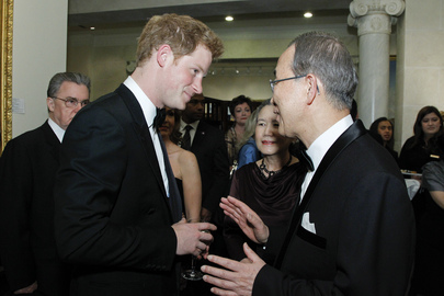 Secretary-General Meets U.K.’s Prince Harry at Atlantic Council Awards
