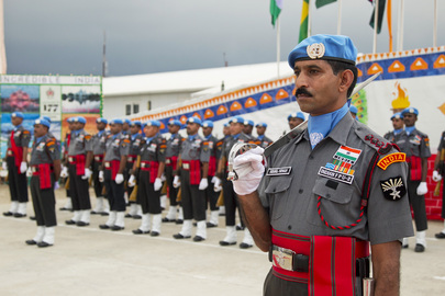MINUSTAH Awards Medals to Indian Peacekeepers